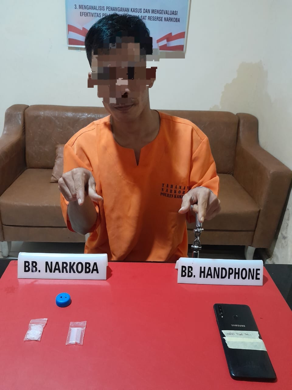 Rumah Pengedar Narkoba di Desa Pulau Lawas di Grebek Tim Ojoloyo